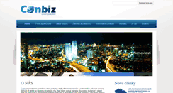 Desktop Screenshot of conbiz.cz