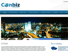 Tablet Screenshot of conbiz.cz